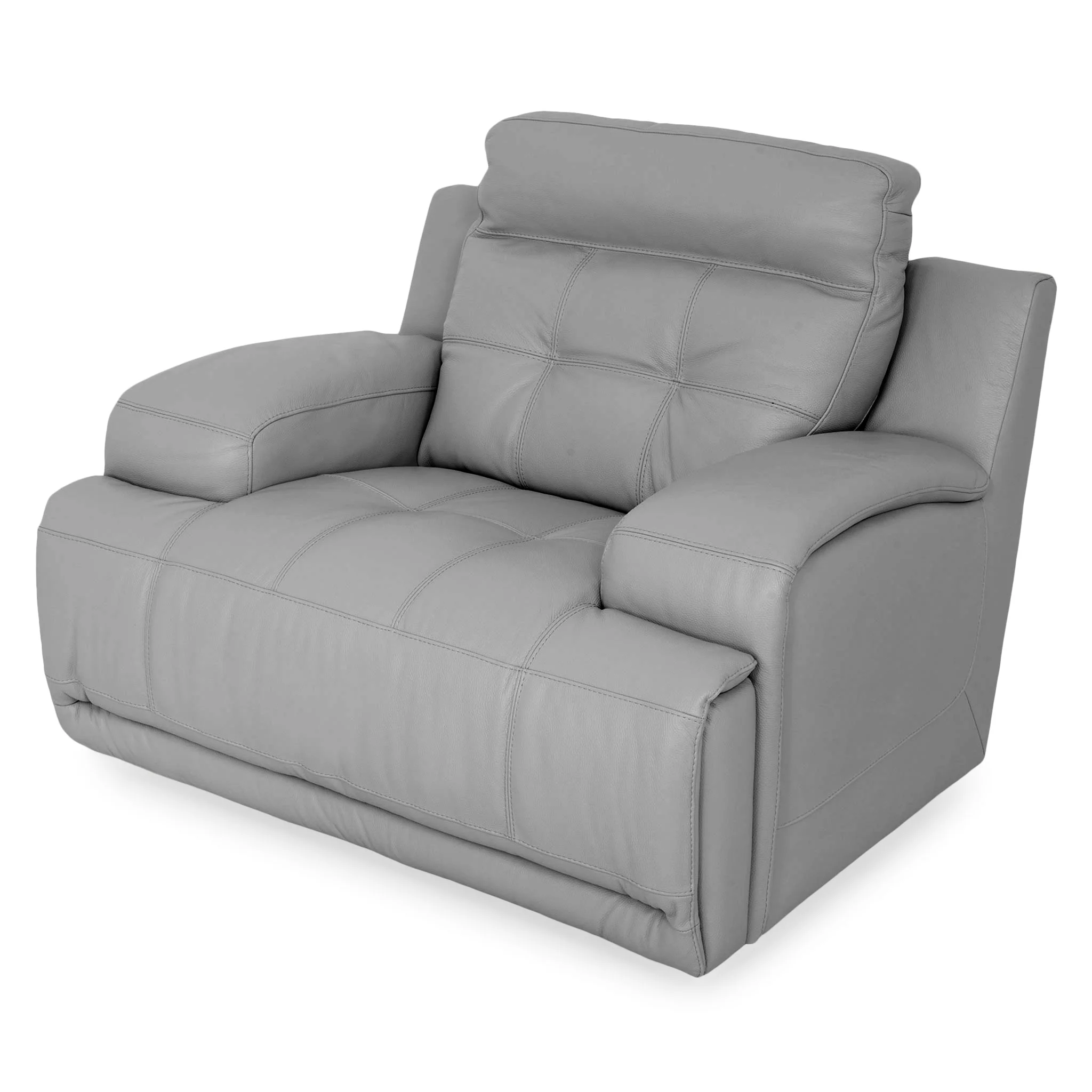SANTIAGO Fotoliu cu recliner electric, piele - Image 80