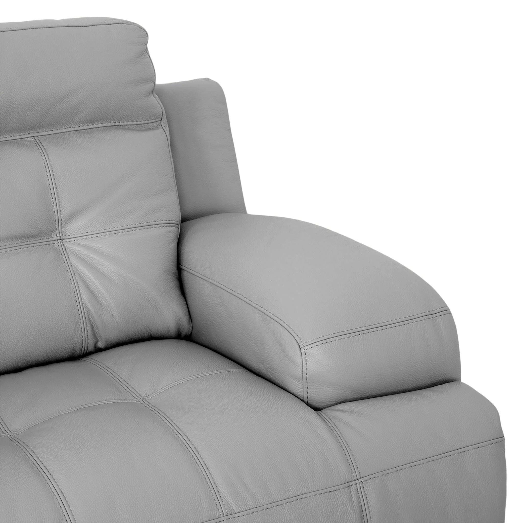 SANTIAGO Fotoliu cu recliner electric, piele - Image 86