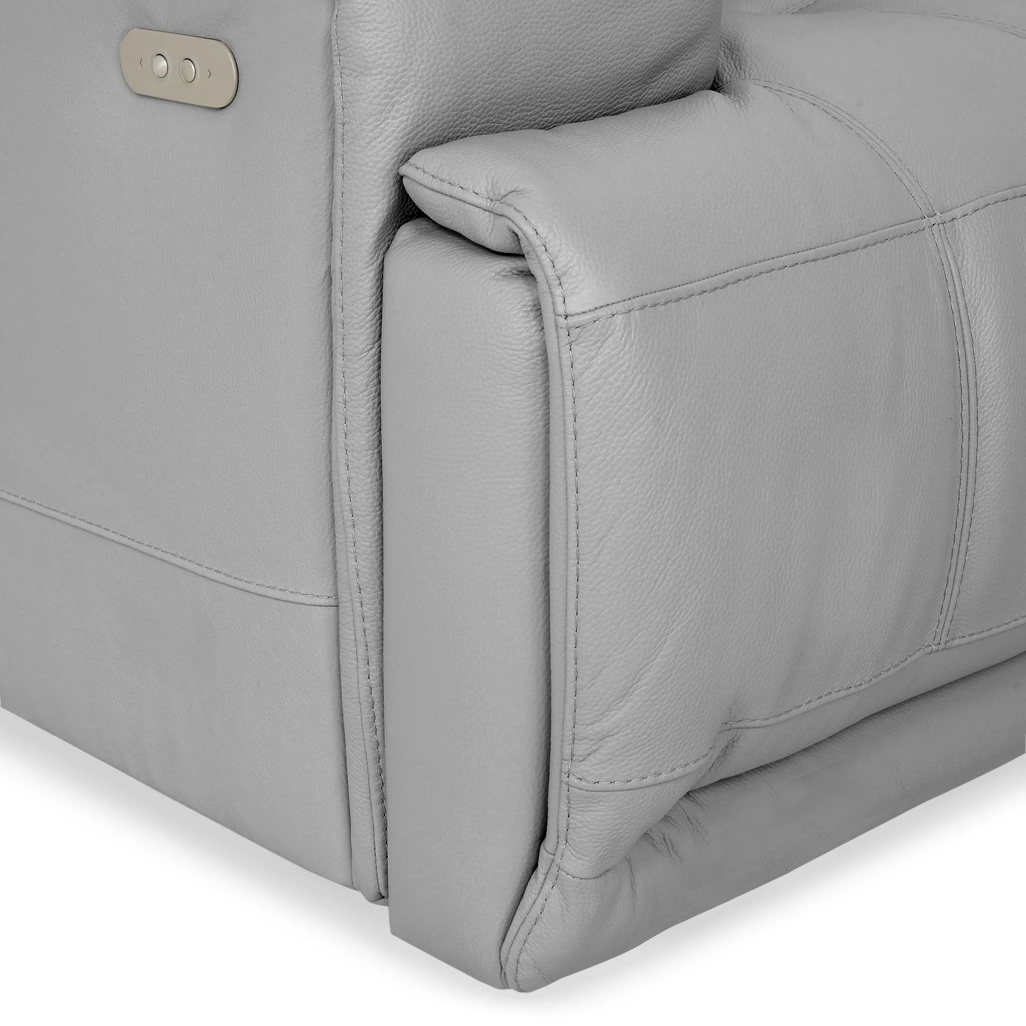 SANTIAGO Fotoliu cu recliner electric, piele - Image 87