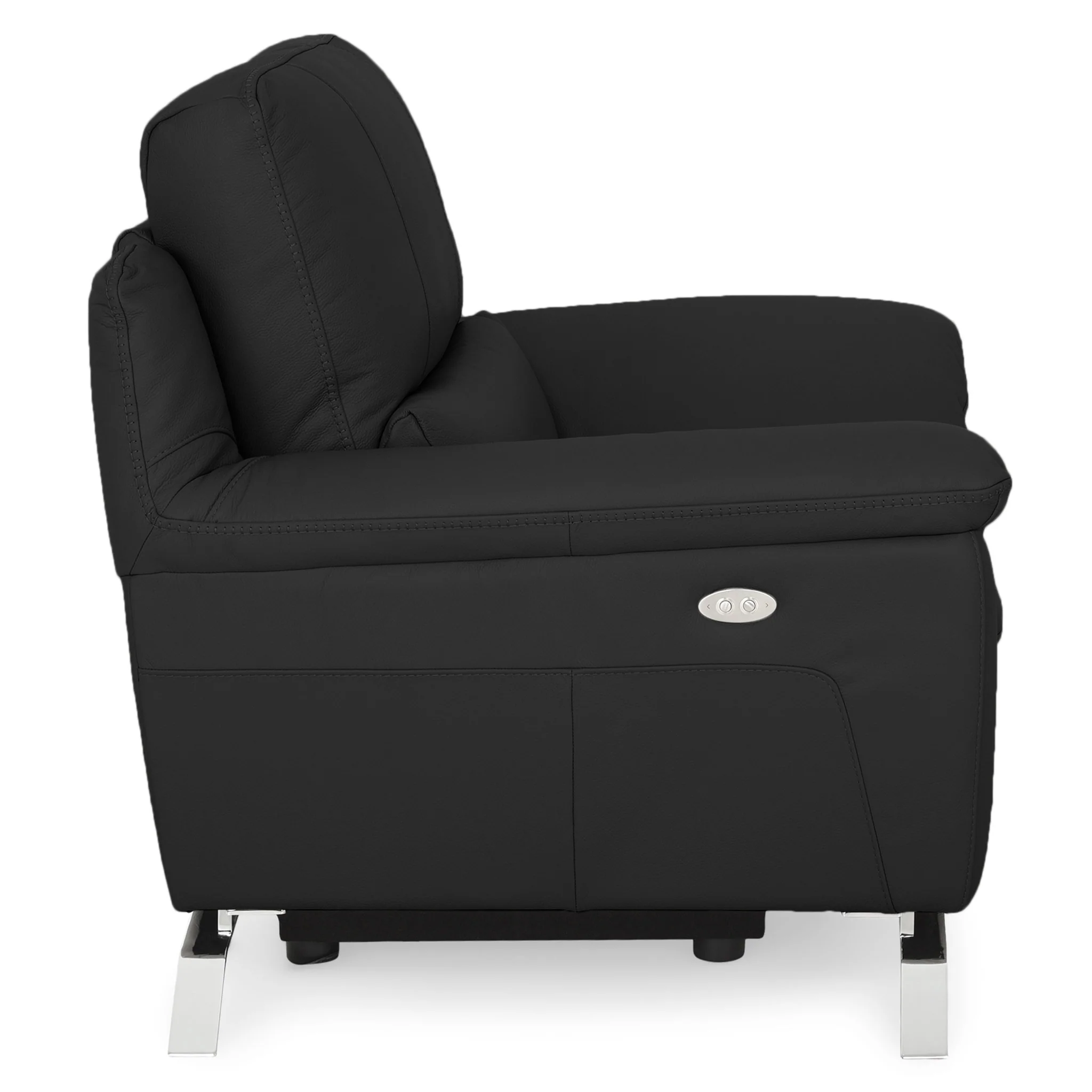 FINDLEY Fotoliu cu recliner electric, piele - Image 36