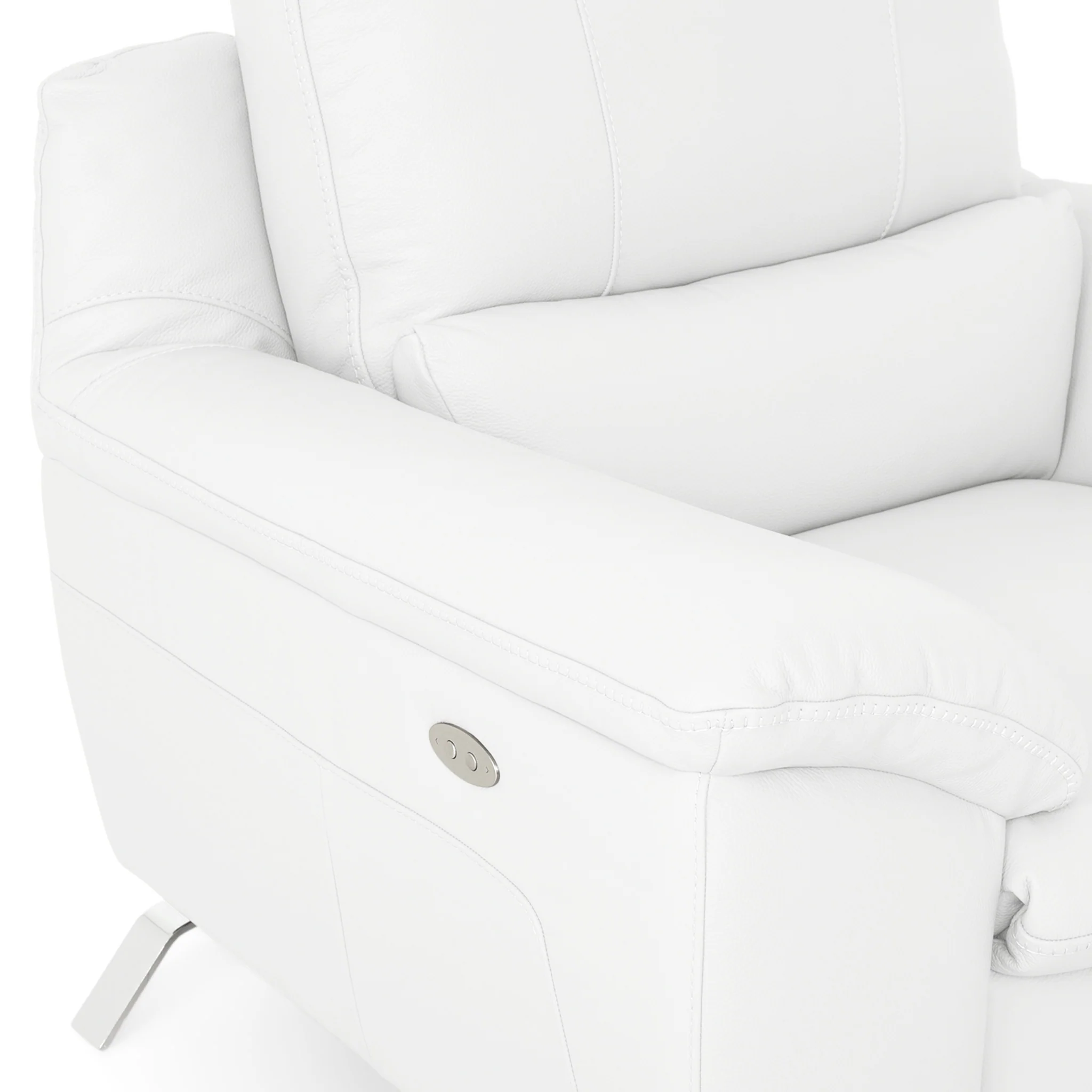 FINDLEY Fotoliu cu recliner electric, piele - Image 49