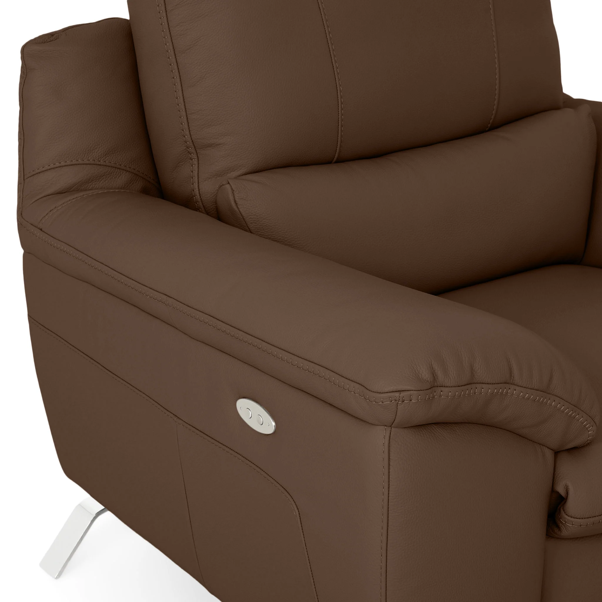 FINDLEY Fotoliu cu recliner electric, piele - Image 58