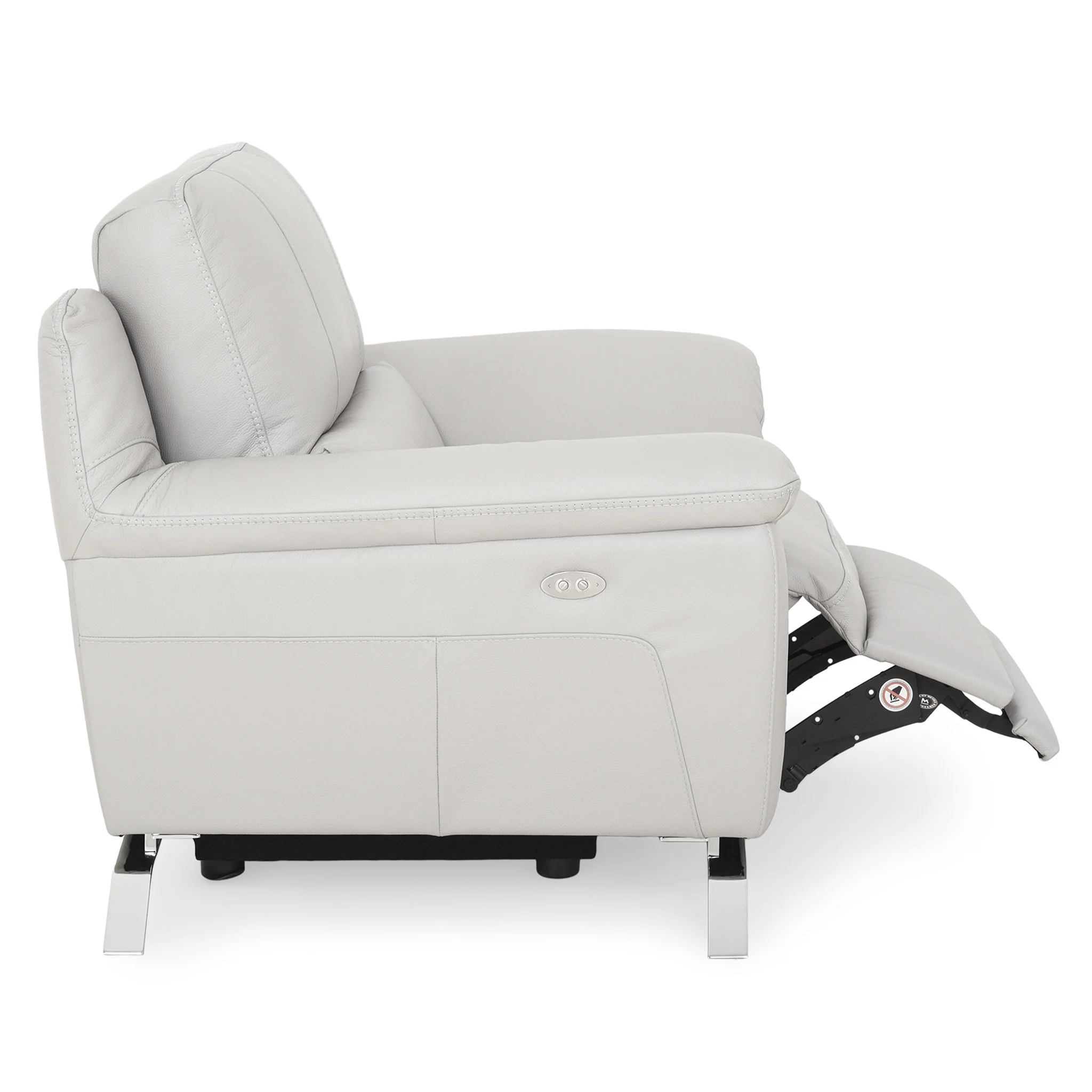 FINDLEY Fotoliu cu recliner electric, piele - Image 9