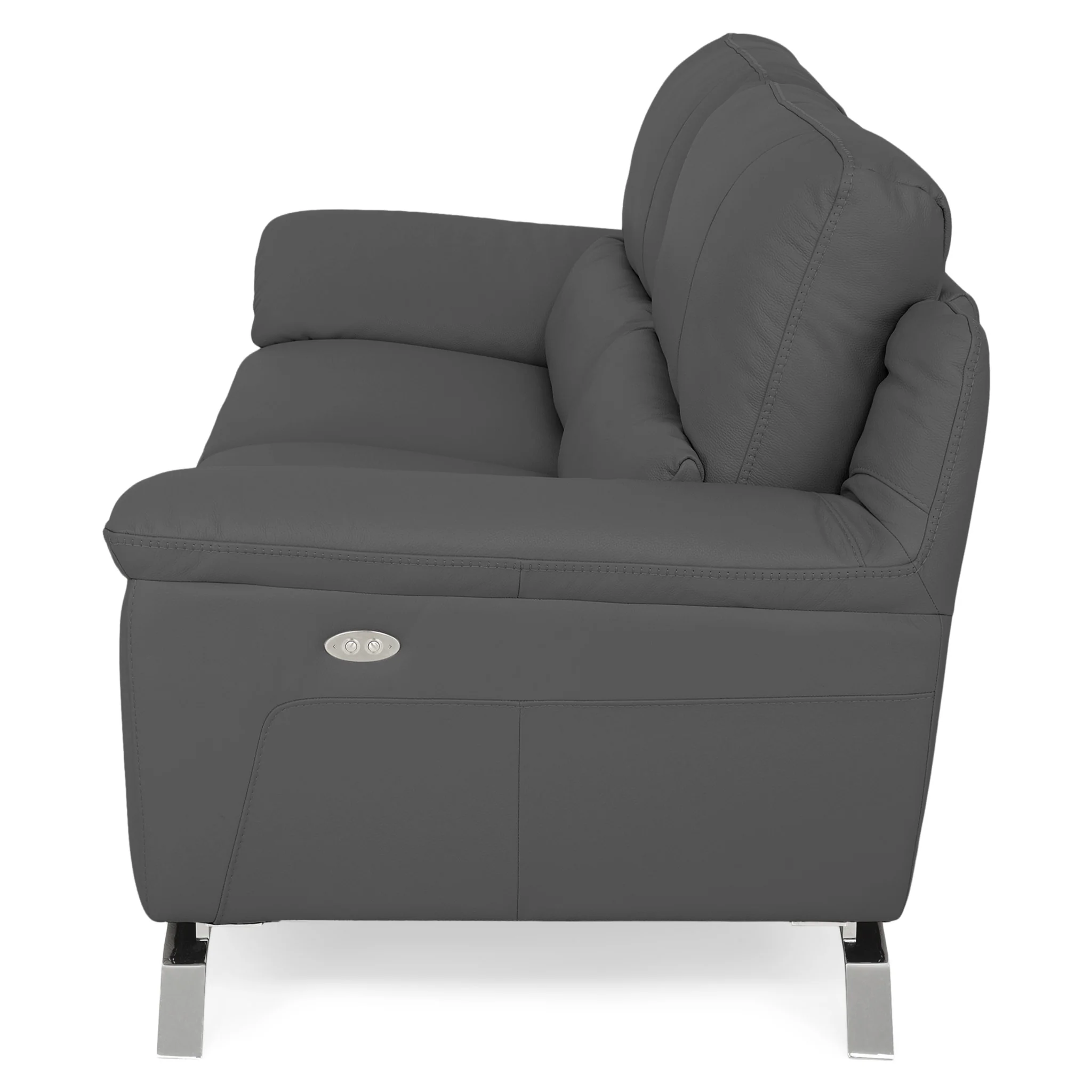 FINDLEY Canapea 3 locuri, 2 reclinere electrice, piele - Image 67
