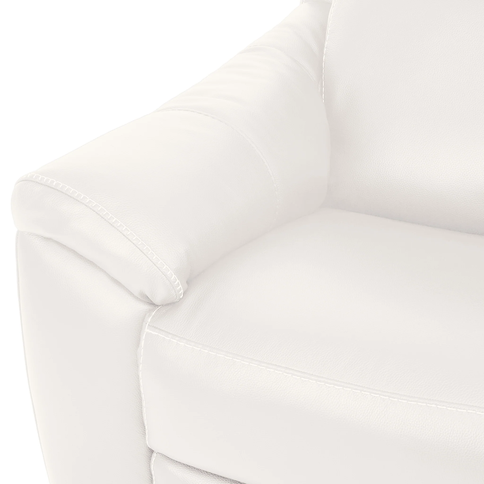 THOMSON Fotoliu cu recliner electric și mecanism tetieră, piele - Image 76