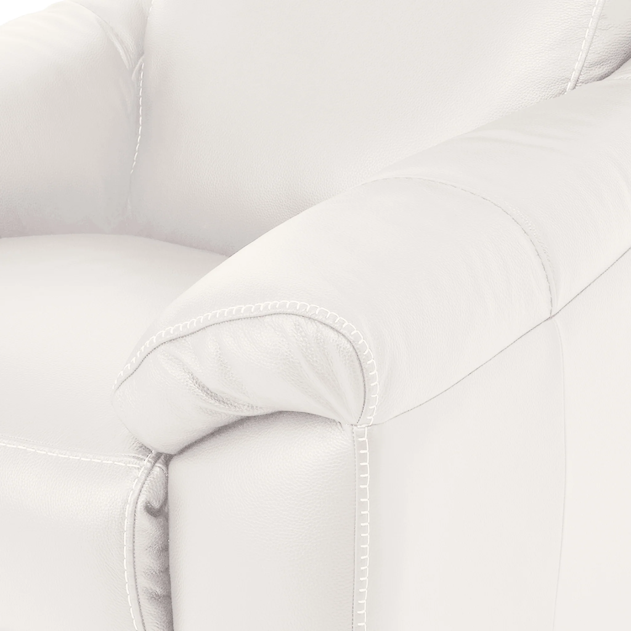 THOMSON Fotoliu cu recliner electric și mecanism tetieră, piele - Image 77