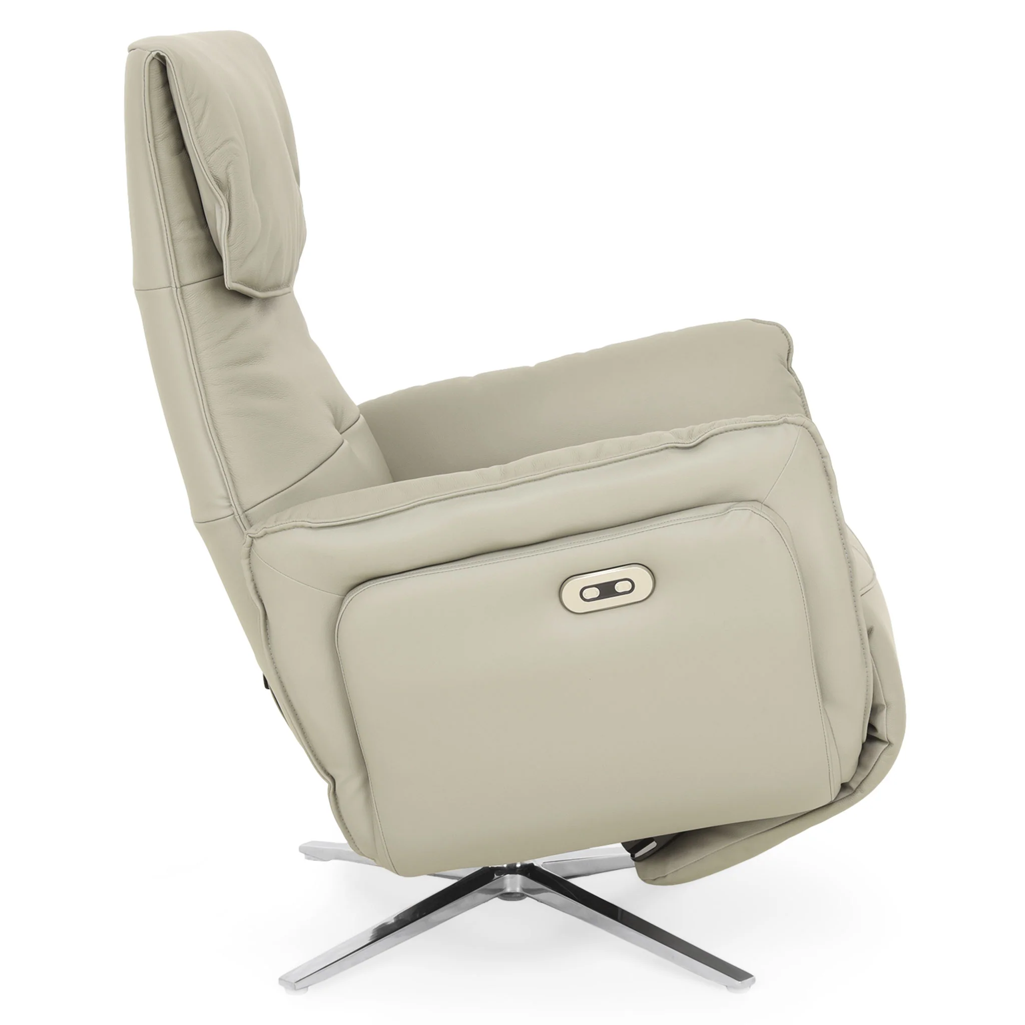 ALDWIN Fotoliu cu recliner electric, piele - Image 9