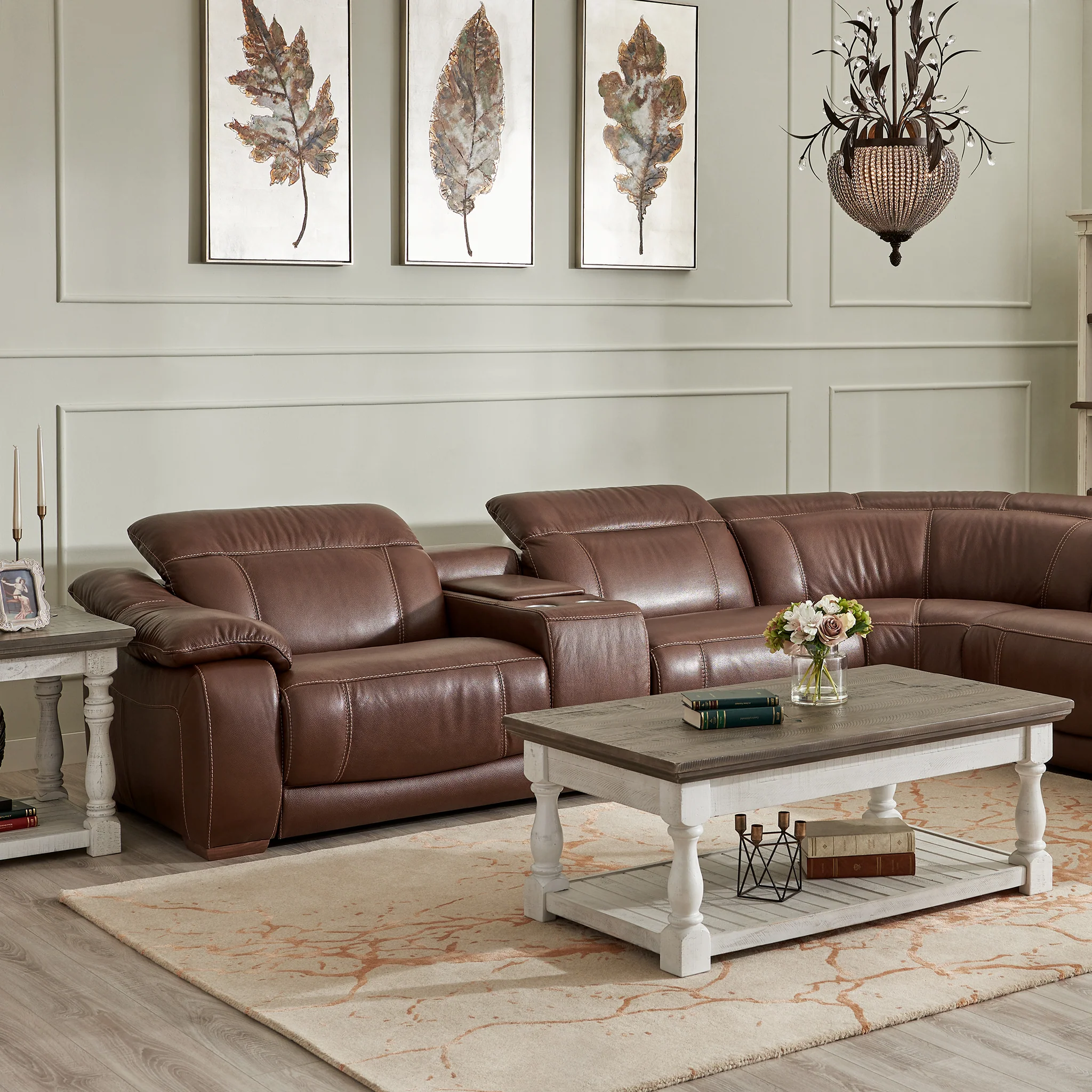 AUTUMN LEAF I Tablou canvas 53x104cm - Image 2
