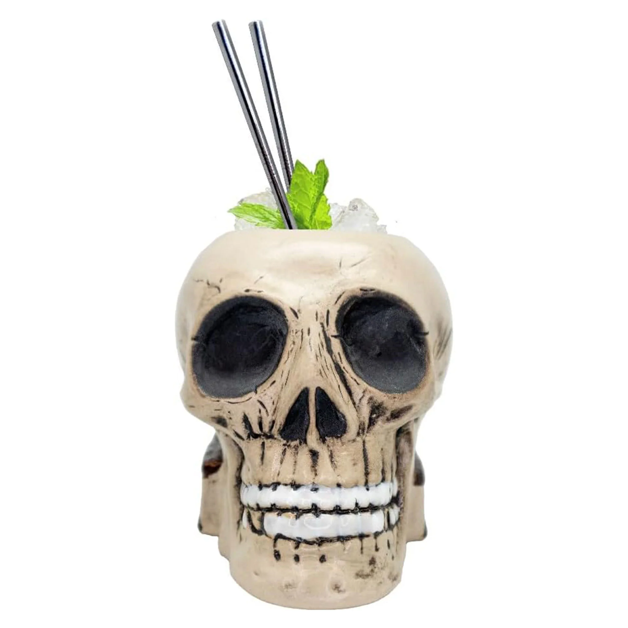 SKULL Cană tiki, ceramică, 750ml - Image 3