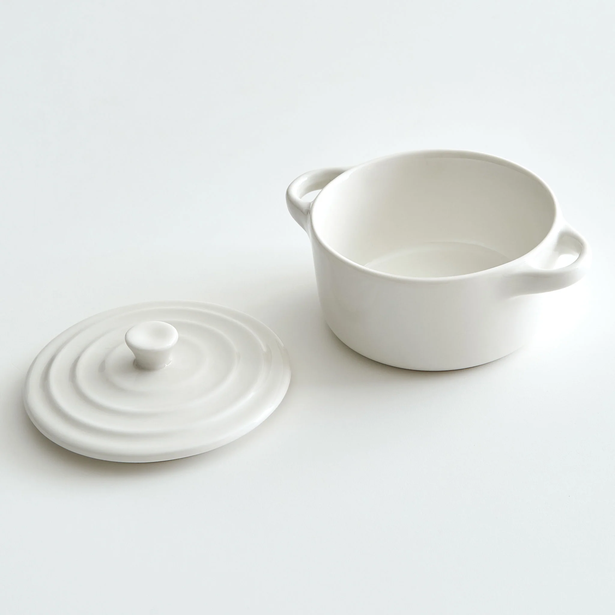 SNACKS Bol cu capac, porțelan, D.10cm - Image 3