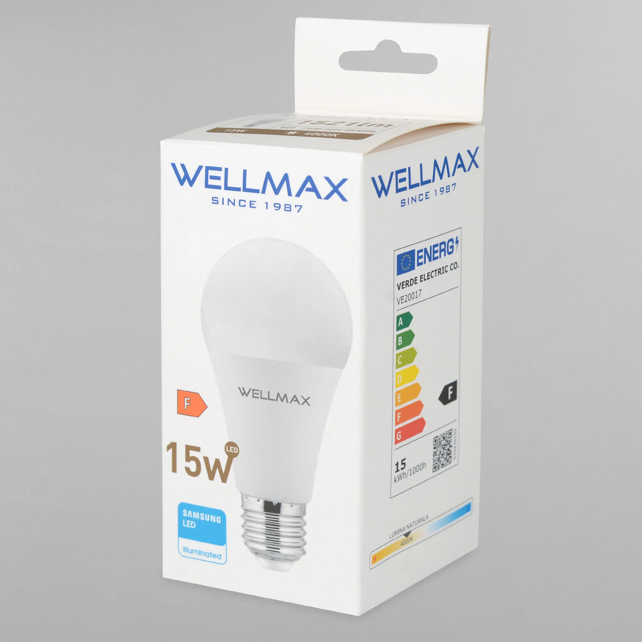WELLMAX Bec LED 15W E27 - Image 8
