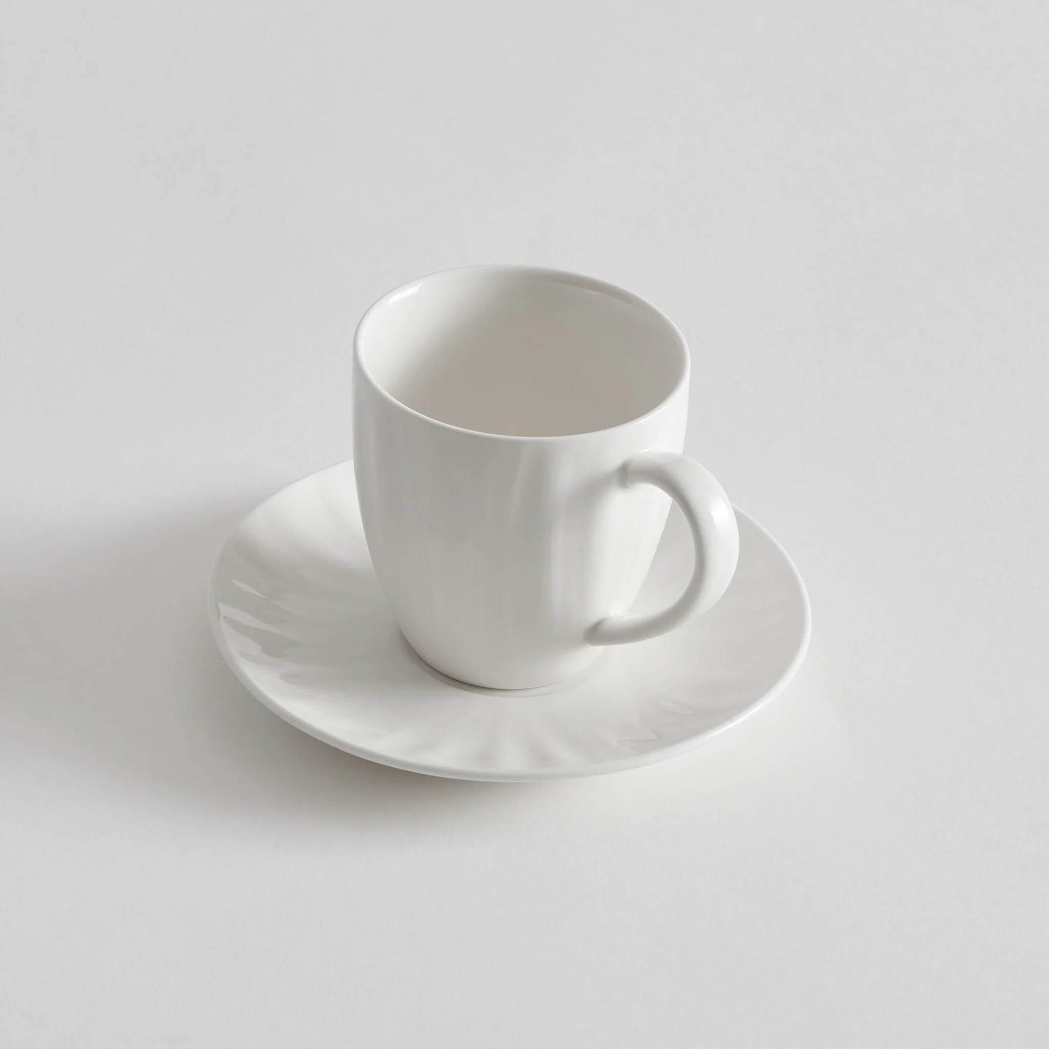 WAVE Ceașcă și farfurioară, porțelan, 220ml - Image 5