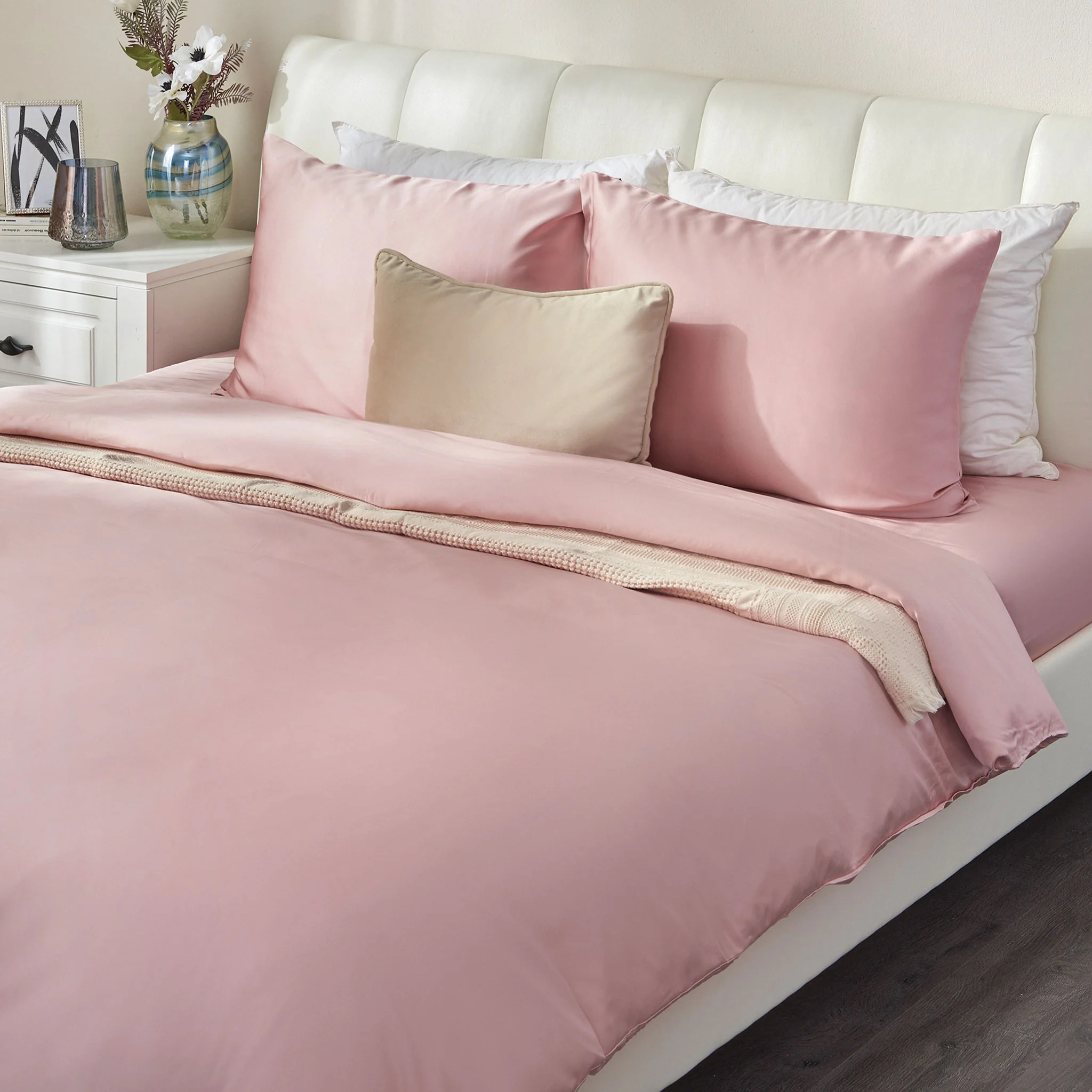 SILKY SATEEN Set așternut 4 piese, 200x220cm - Image 14