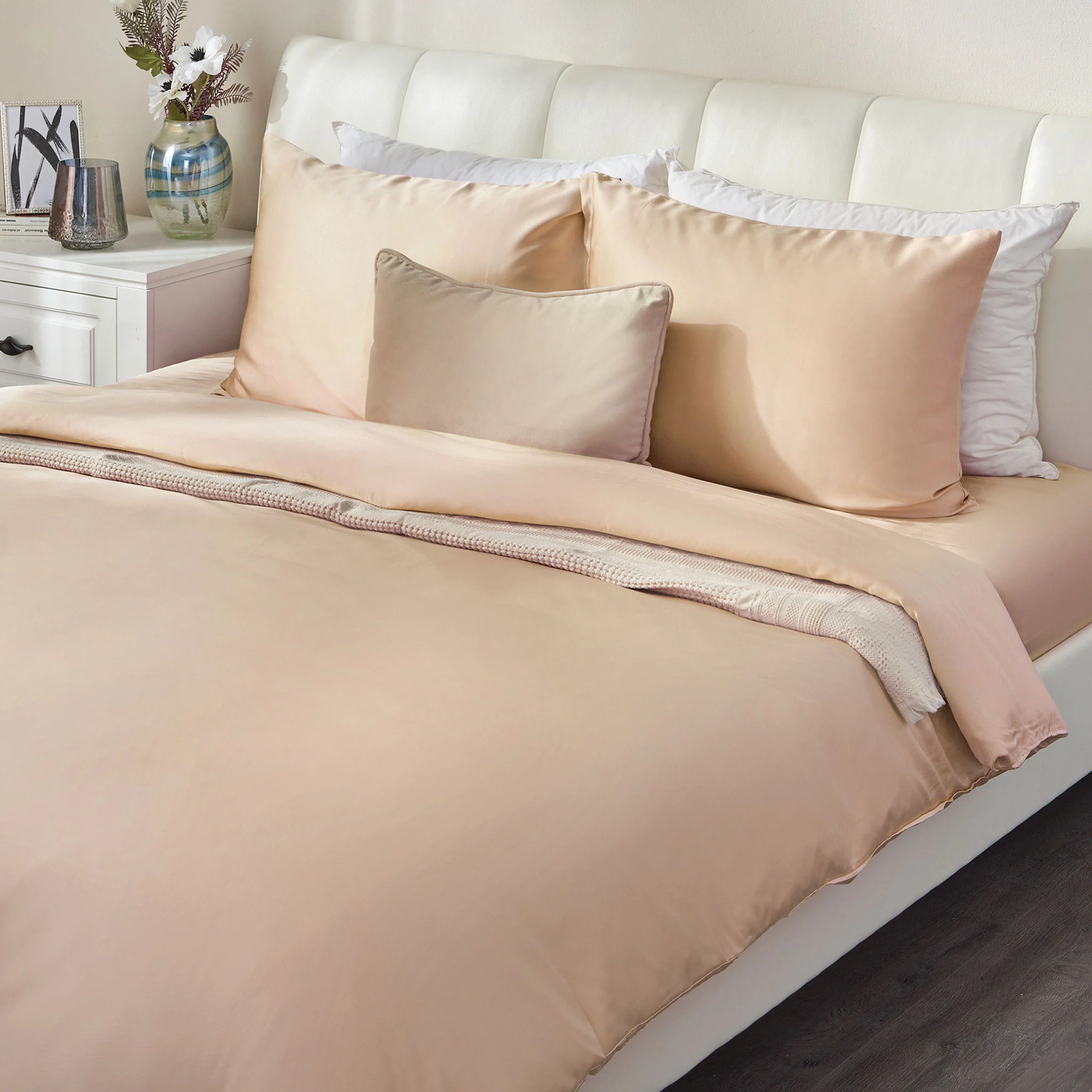 SILKY SATEEN Set așternut 4 piese, 200x220cm - Image 7
