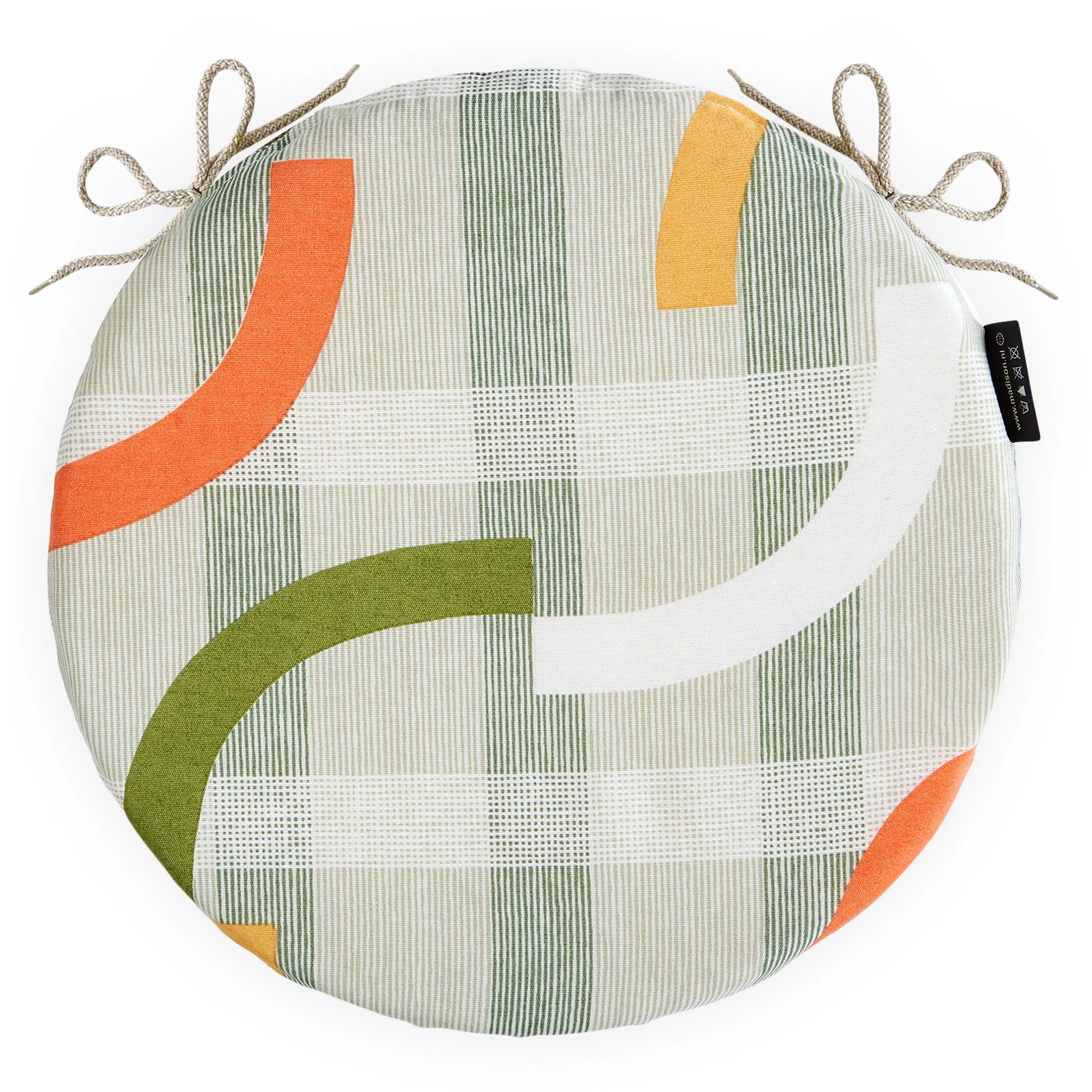 TESS ORANGE Pernă scaun, D.40cm