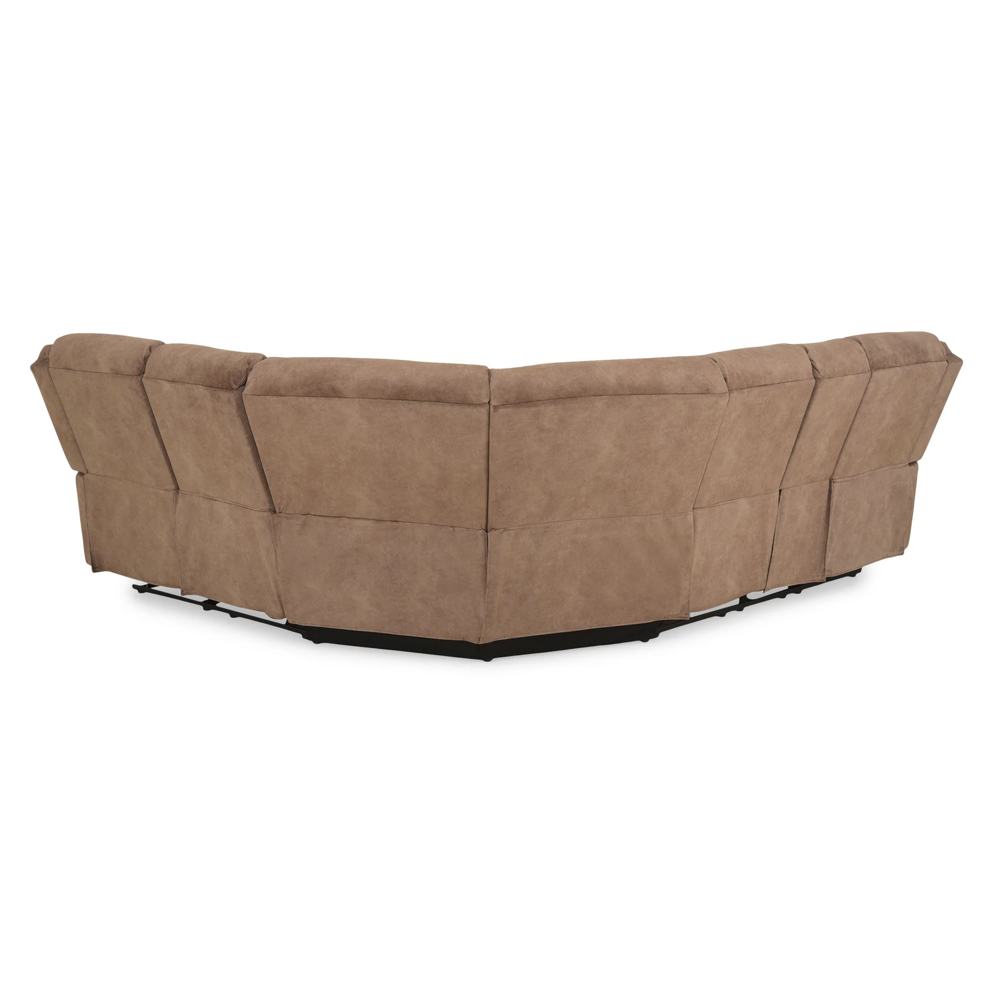 GRIMALDI Ansamblu colțar, 2 reclinere manuale, consolă depozitare, stofă - Image 15