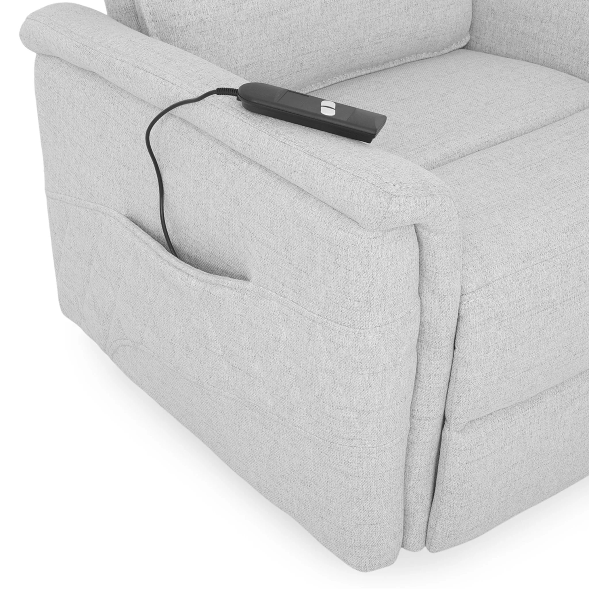 GREENE Fotoliu, lift și recliner electric, stofă - Image 16