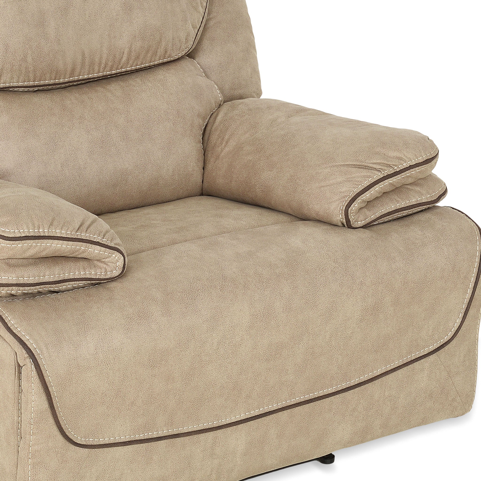 JAMISON Fotoliu cu recliner manual, stofă - Image 13