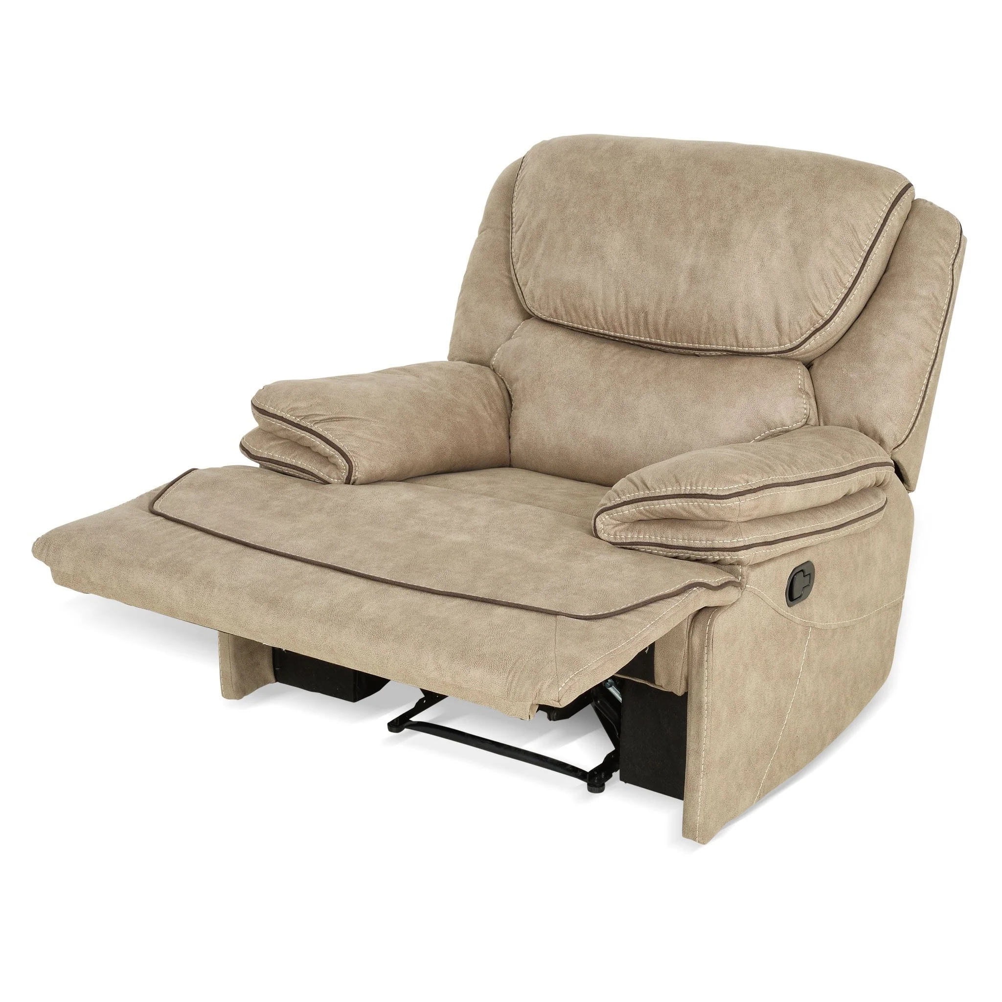 JAMISON Fotoliu cu recliner manual, stofă - Image 5